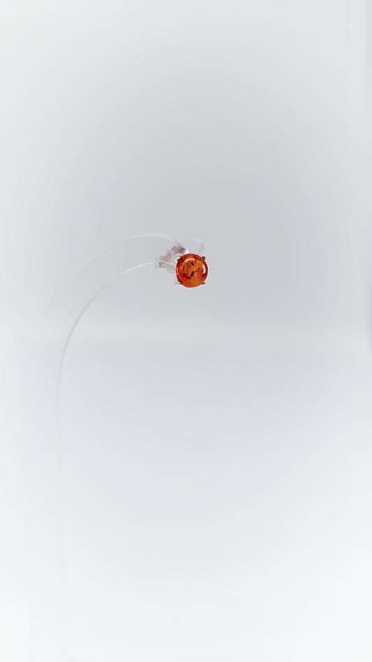 Minimalist beauty: amber earrings