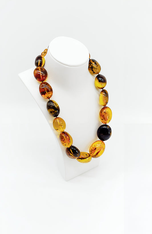 Nature in perfection: unique amber necklace