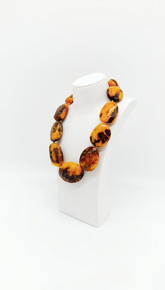 Amber in its purest form – unique necklace