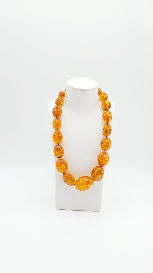 Exclusive amber magic: handmade necklace