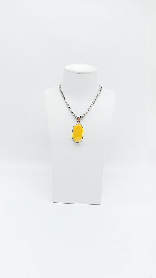 Radiant amber in a modern design