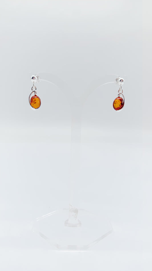 Lightweight amber earrings – perfect gift idea for women