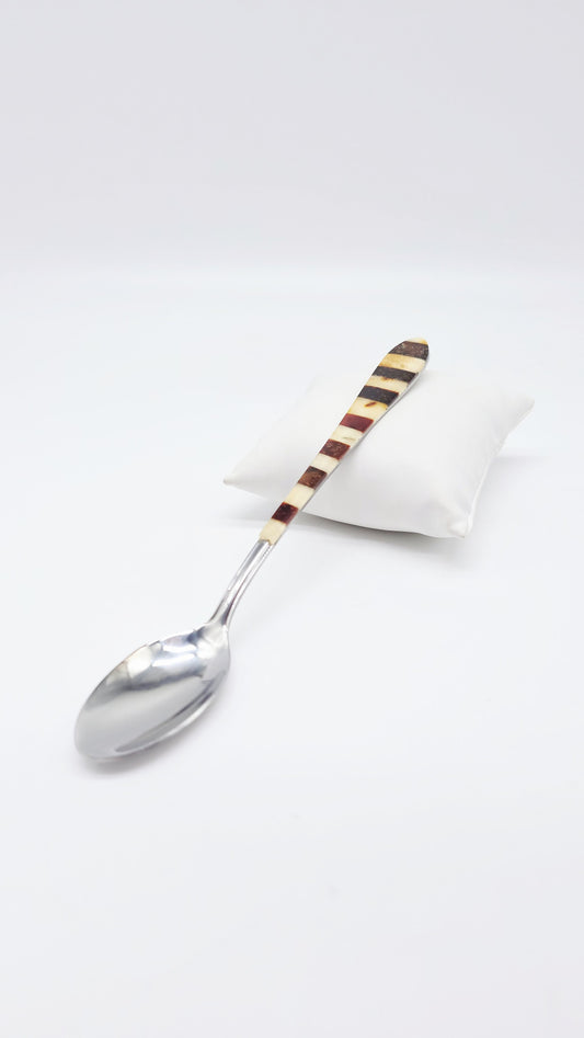 Art meets function: Amber spoon