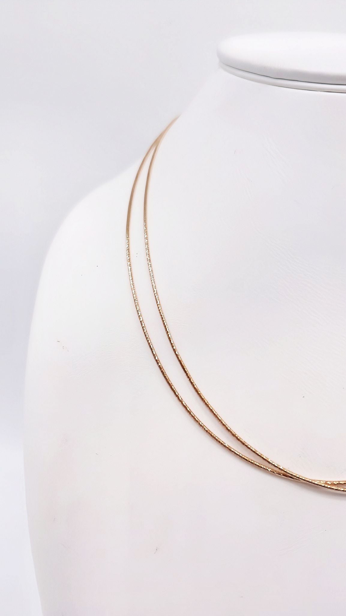 Hochwertiger Gold-Reif – Zwei zarte Linien für Eleganz