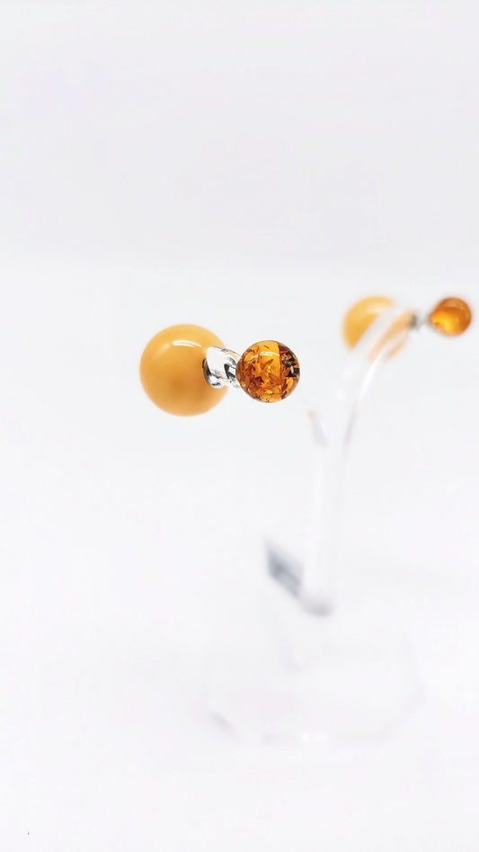 Women's amber jewelry earrings high-quality unique
