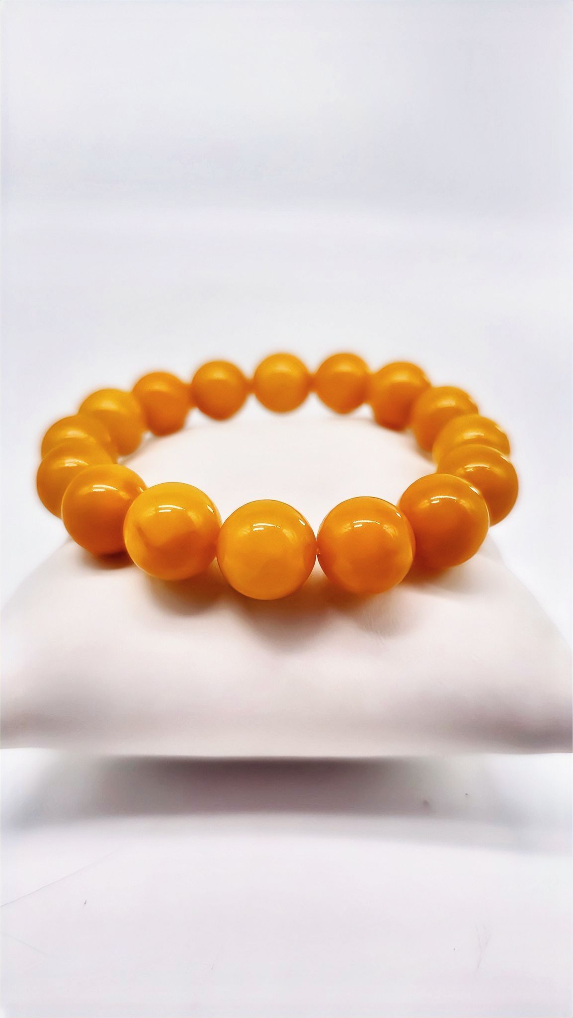 Flexibles Armband aus echtem Bernstein 15-20 cm