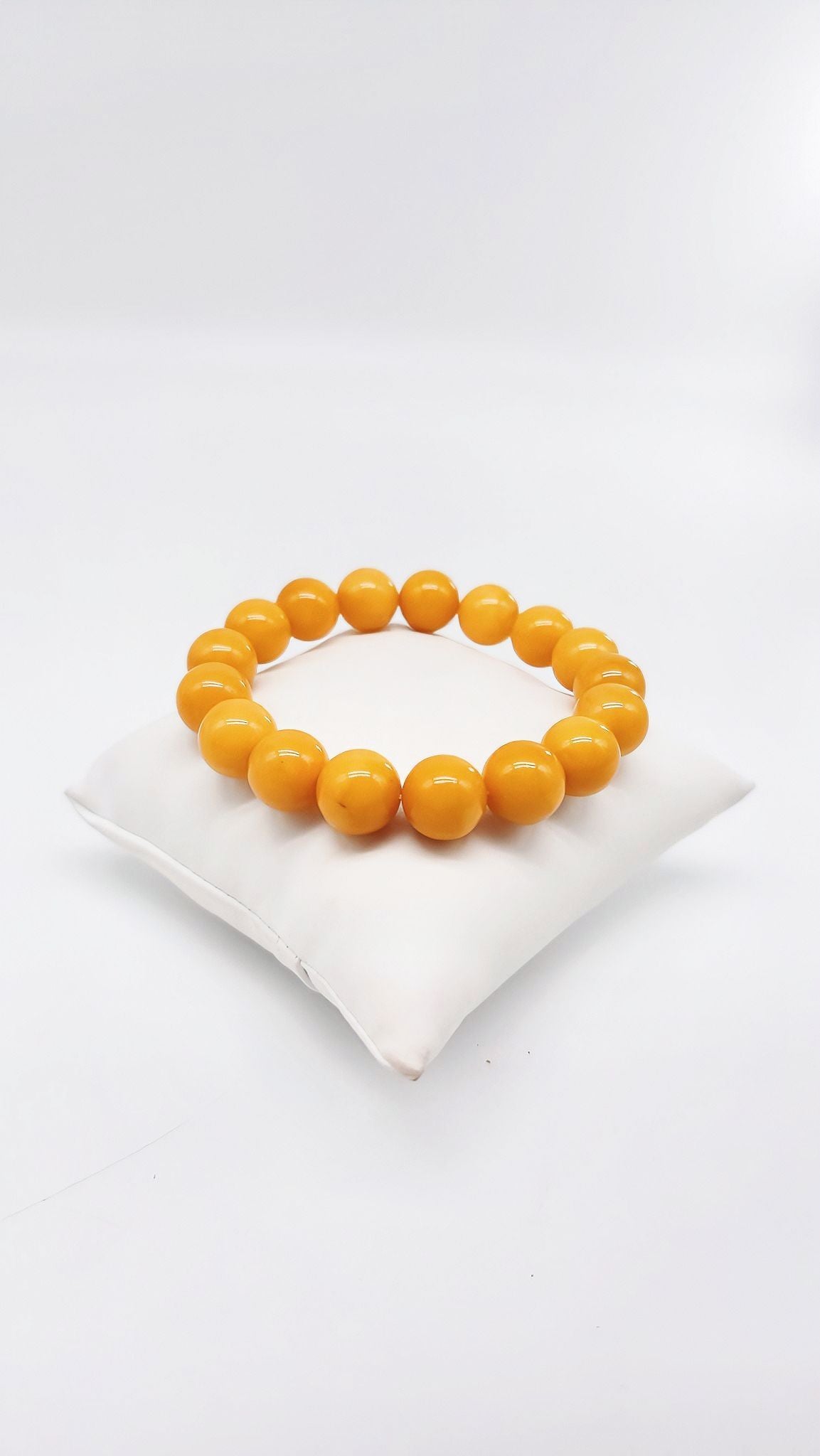 Flexibles Armband aus echtem Bernstein 15-20 cm