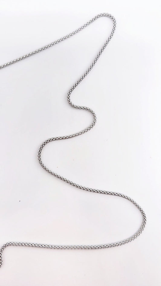 Robust silver chain – ideal for pendants & medallions