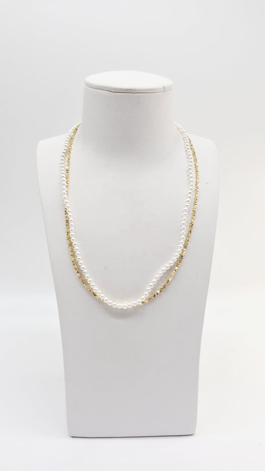Fine 925 silver chain gold-plated – trendy piece of jewelry