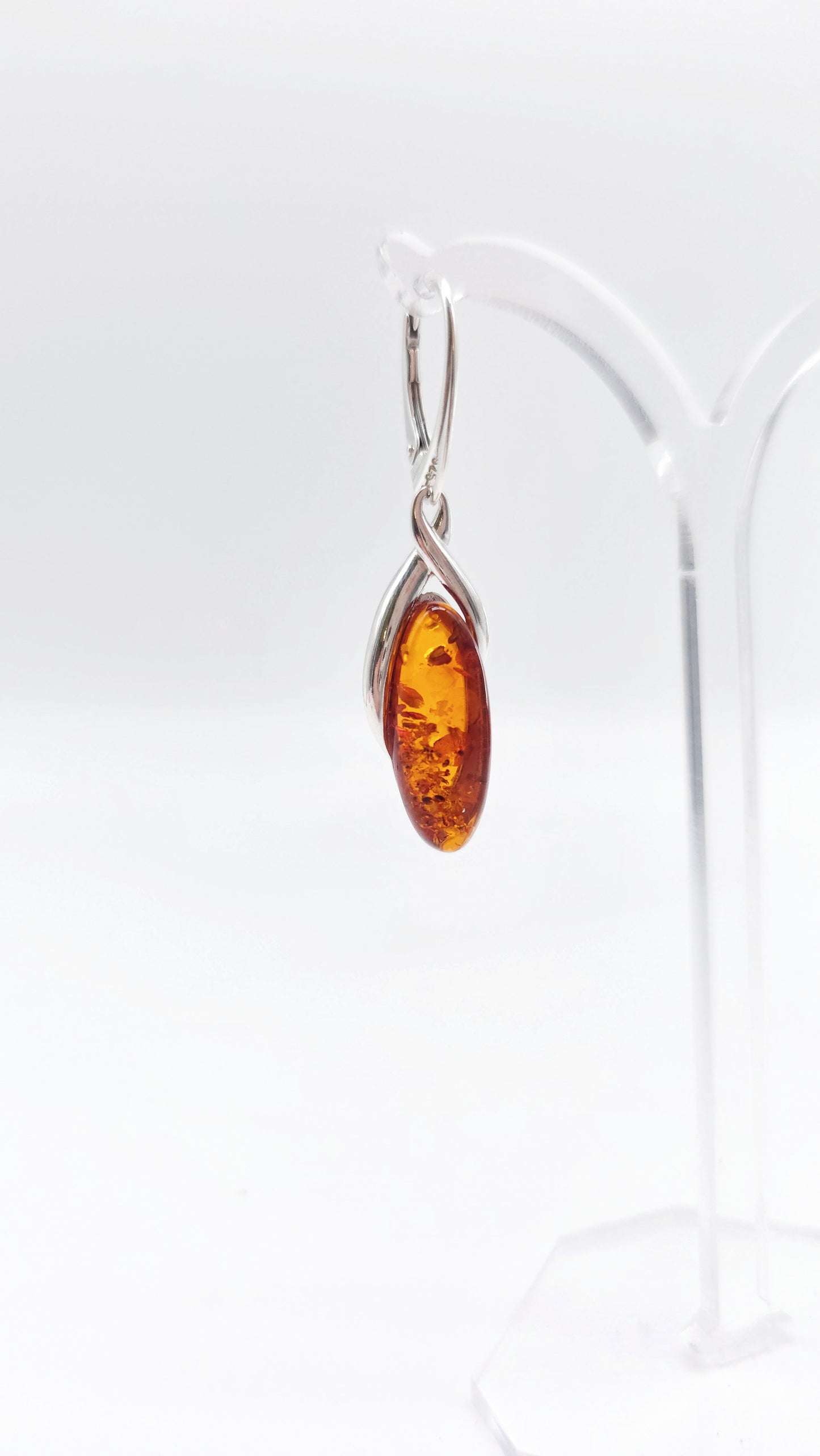 Ohrhänger mit echtem Bernstein – stilvoller Damenschmuck