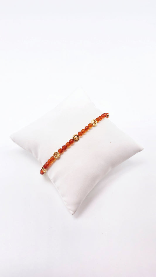 Women's bracelet, amber pearl bracelet