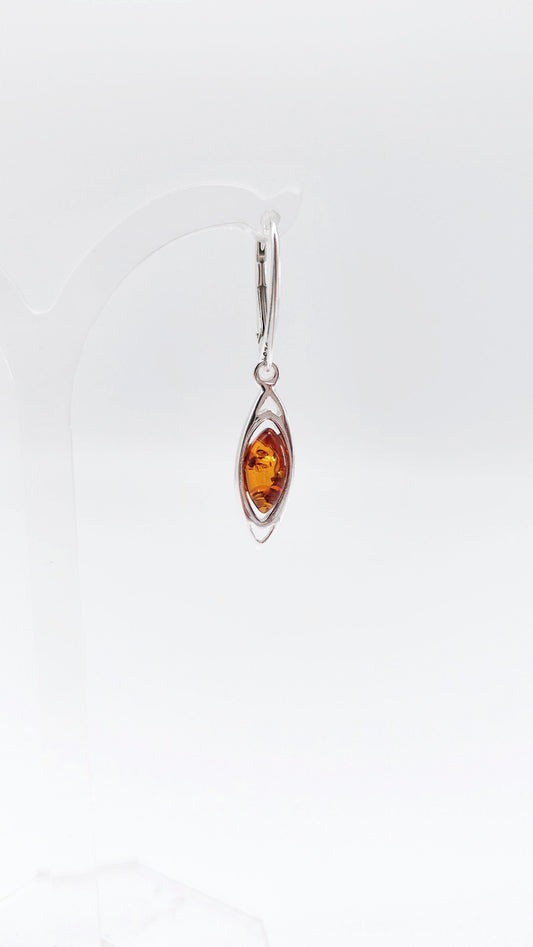 Women's amber earrings – stylish & light