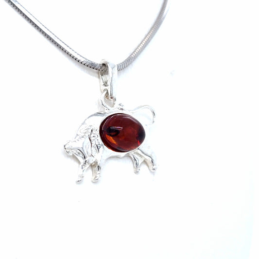 Eleganter Damen und Herren Anhänger Sternzeichen Stier