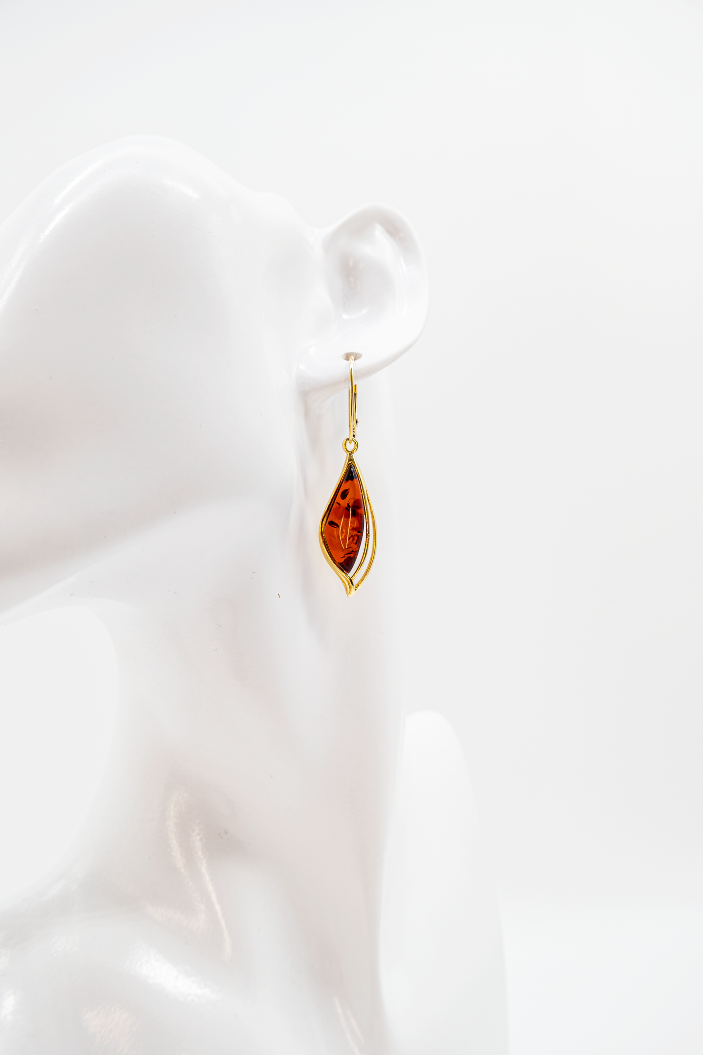 Jewelry gift idea for women – elegant amber earrings