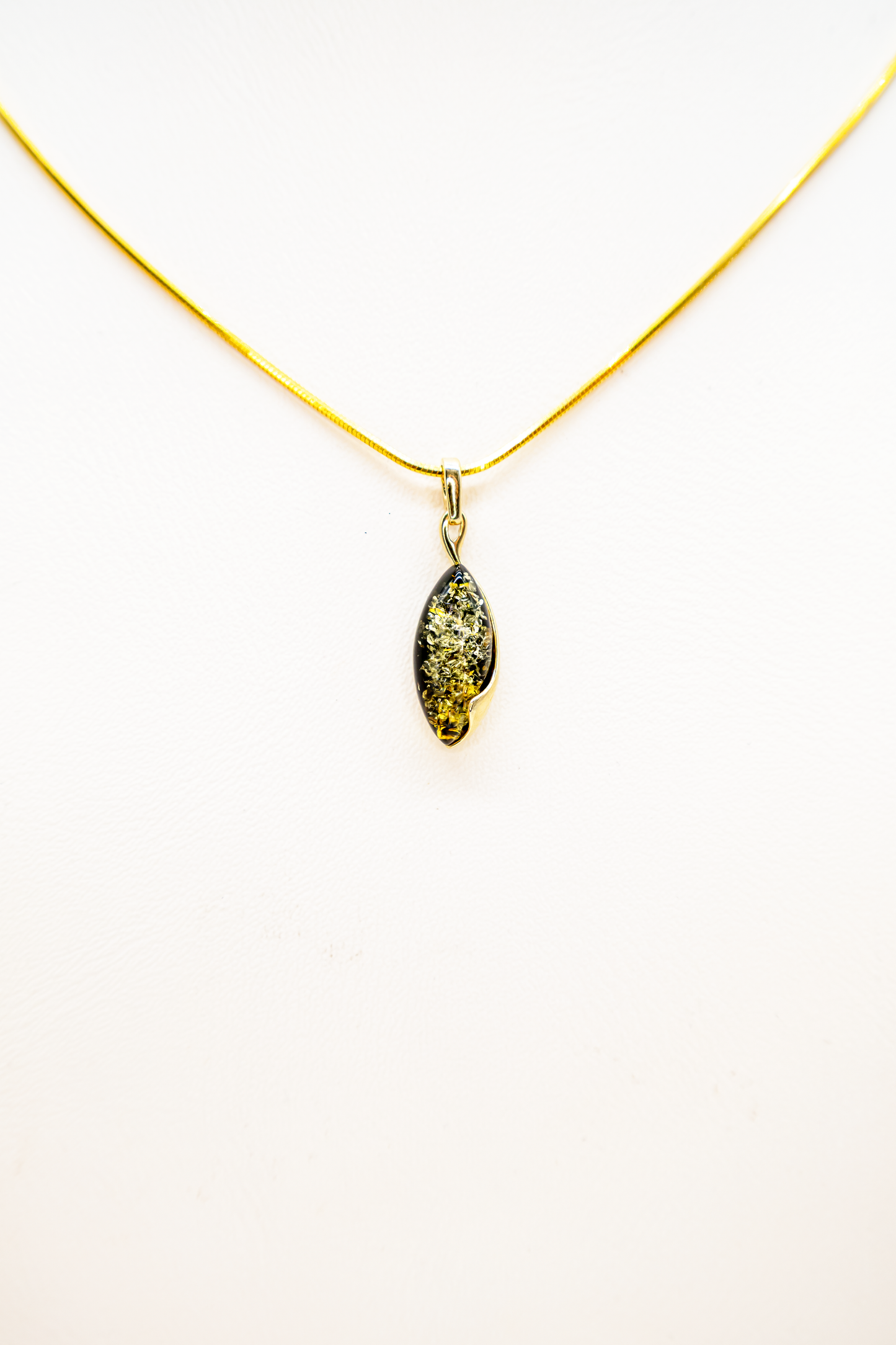 Grüner Bernstein Schmuck Damen & Jugendliche