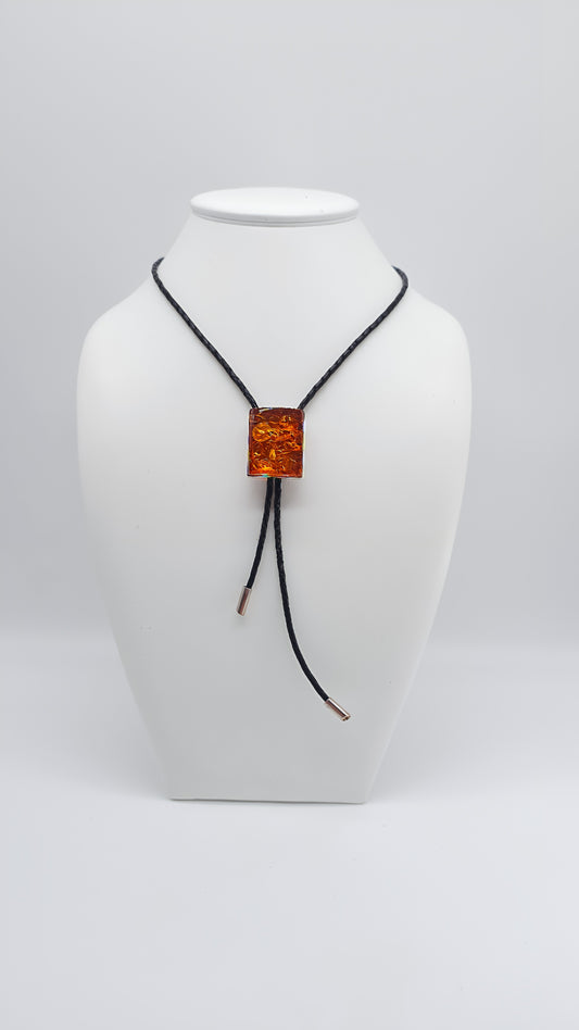 Amber square: Exclusive unique piece