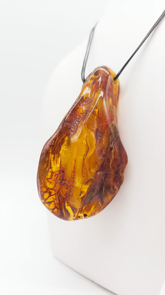 Pure nature: Unique amber pendant