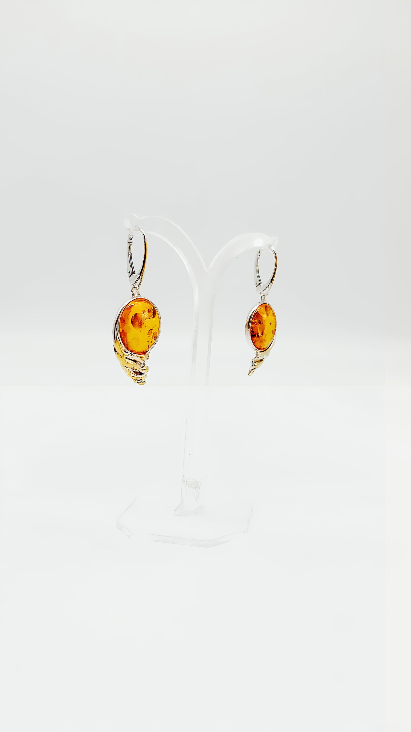 Gold-plated elegance with amber