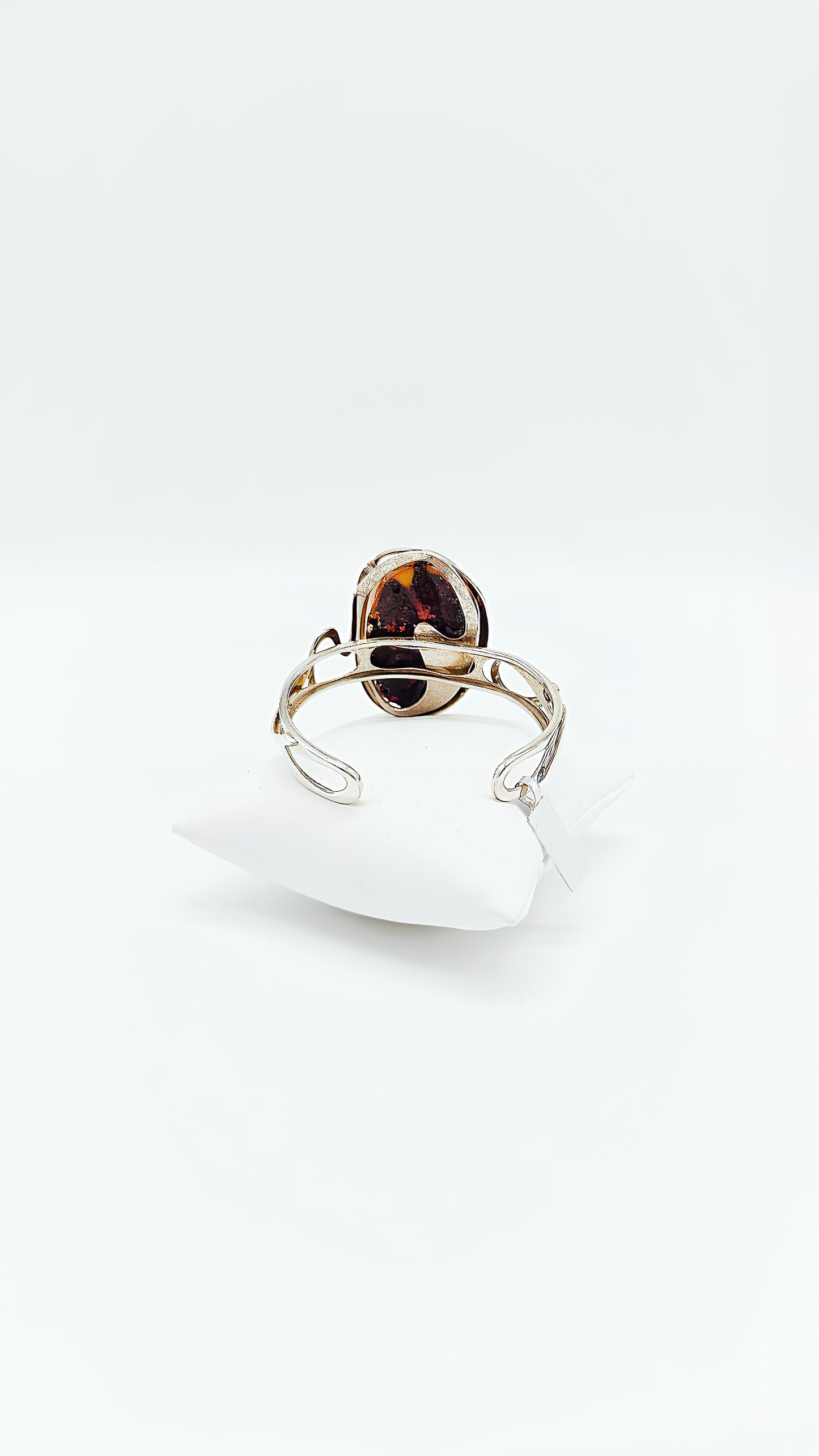 Bernstein-Armspange – Eleganter Silberschmuck für Damen