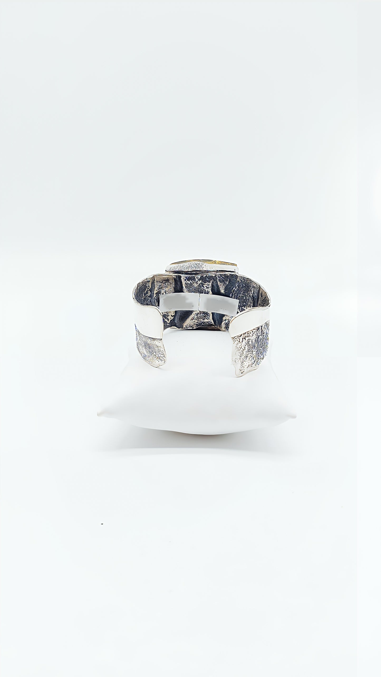 Eckige Bernstein-Armspange – 925er Silber, einzigartig & edel