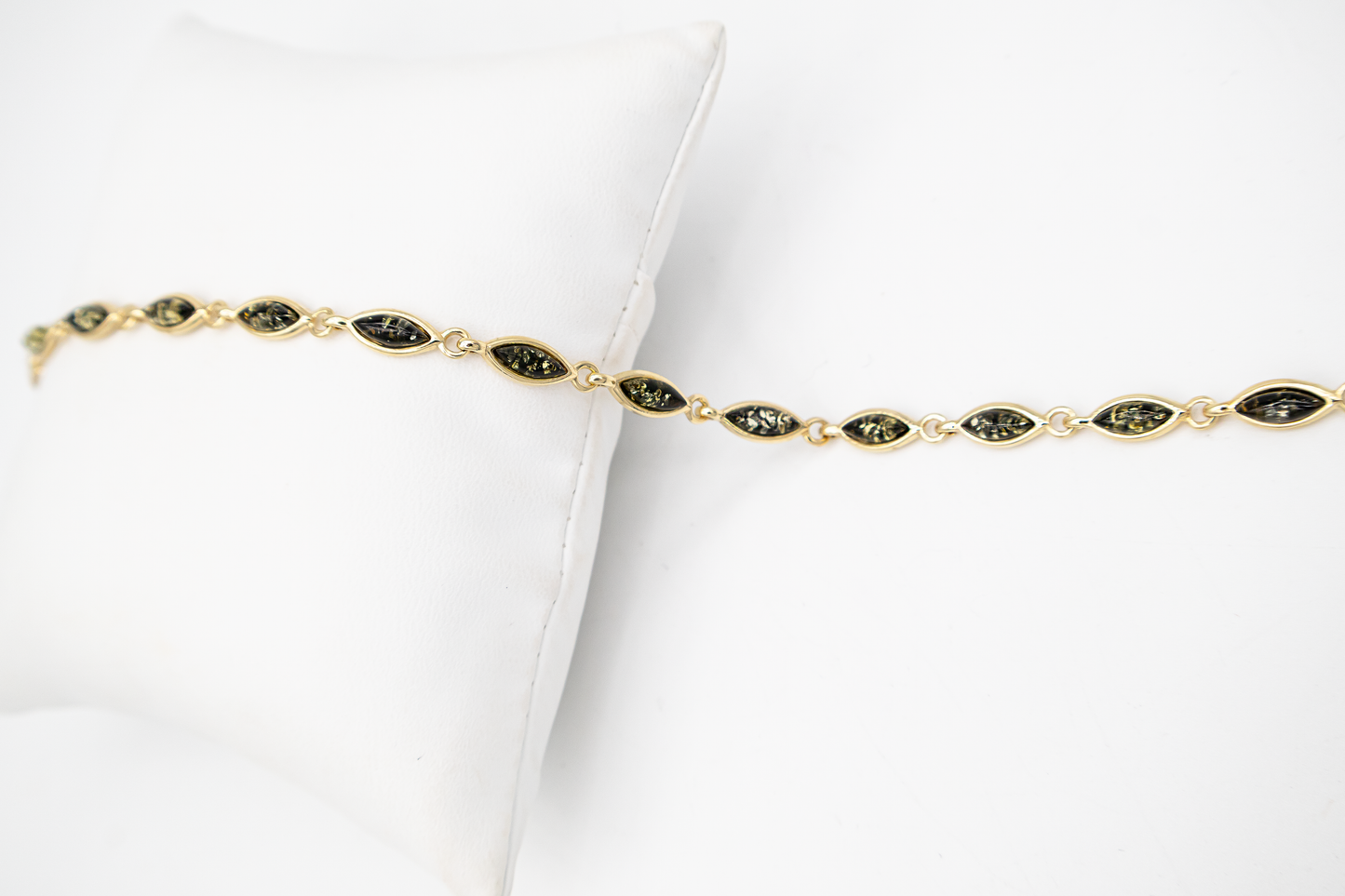 Vergoldetes Silberarmband mit Bernstein – exklusiver Armschmuck