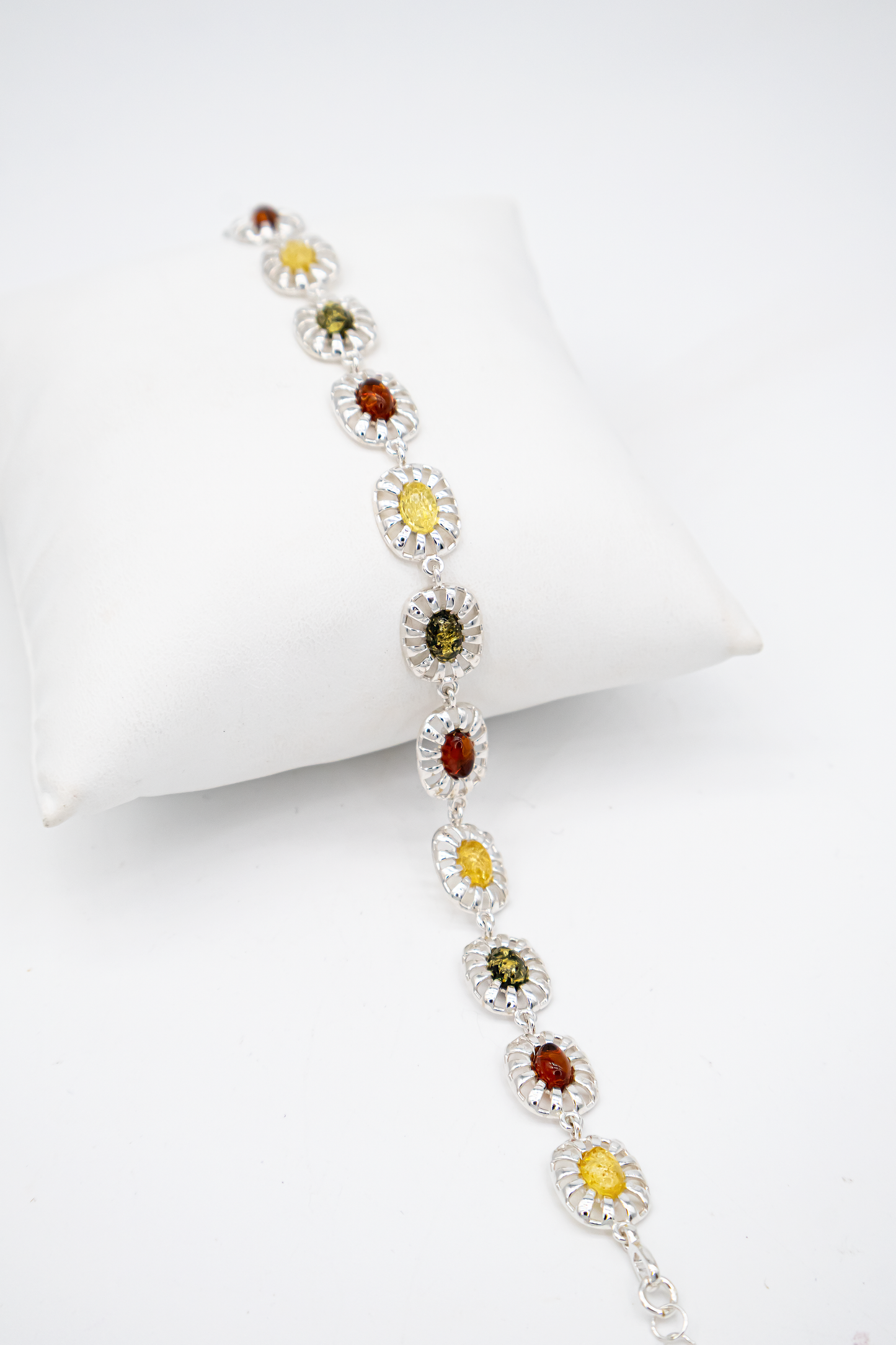 Bernstein Armband – eleganter Silberschmuck für Damen