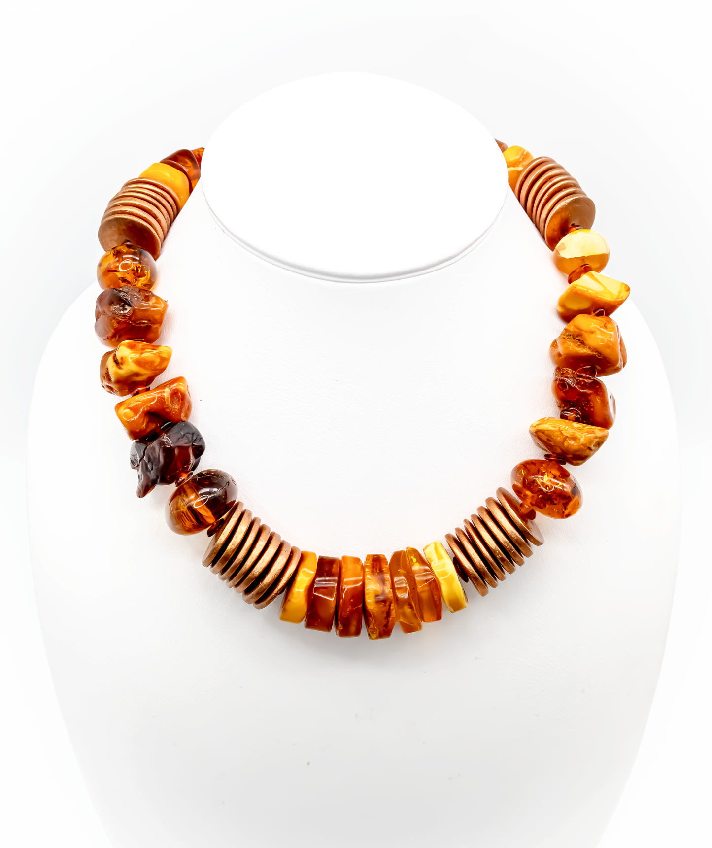 Echt Bernstein Kette Handgefertigtes Unikat