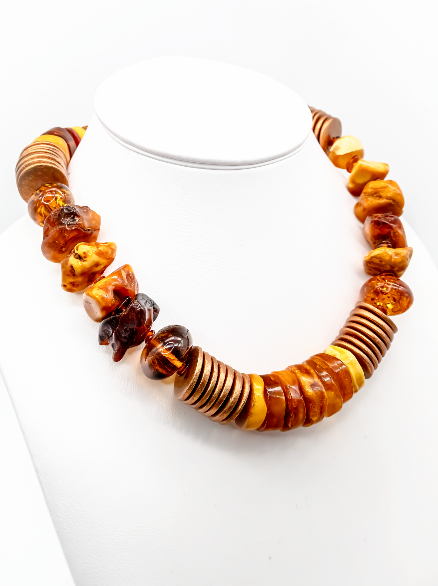 Echt Bernstein Kette Handgefertigtes Unikat