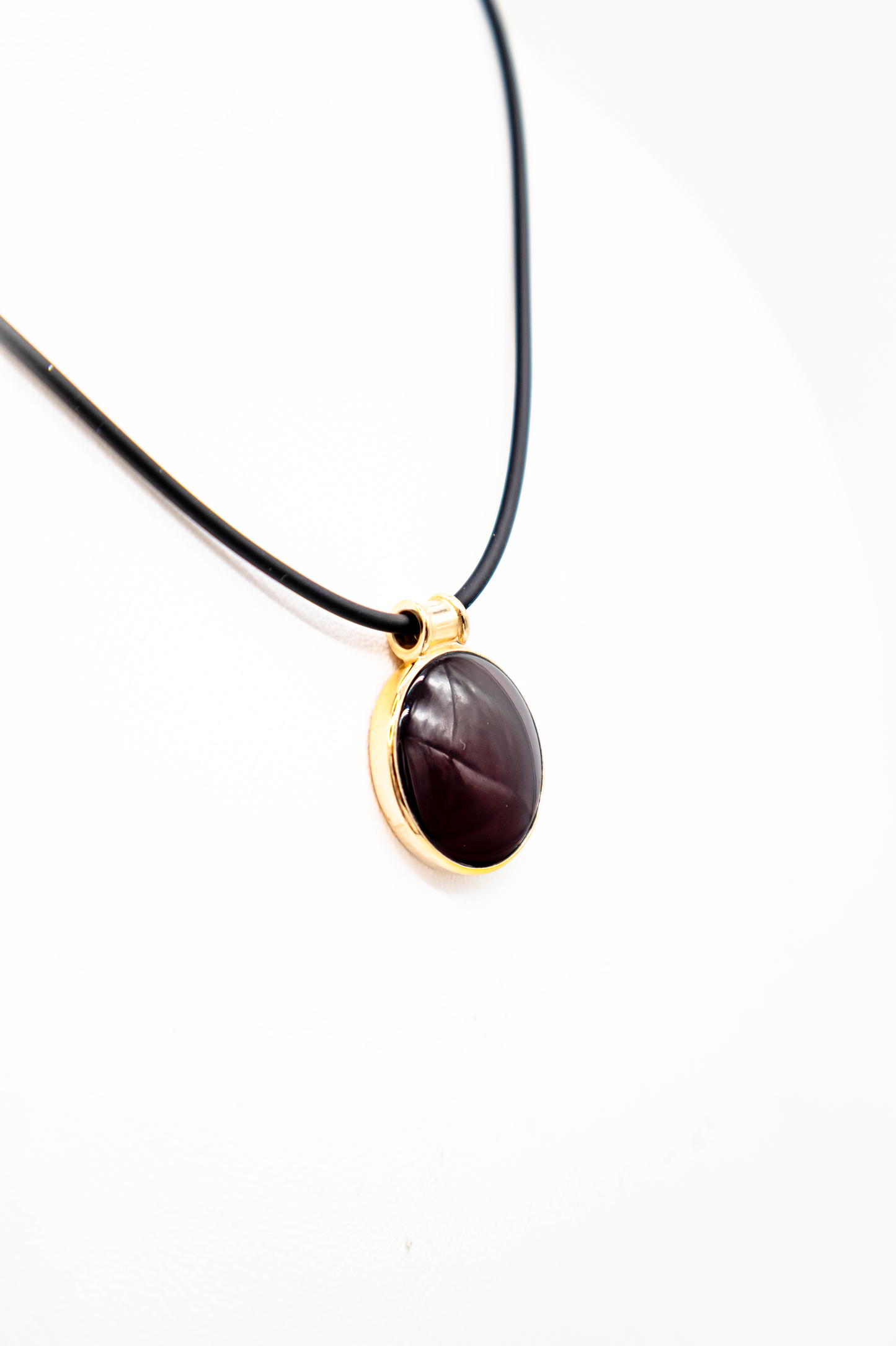 Unisex Schmuck – Bernstein Anhänger mit Kette 42 cm