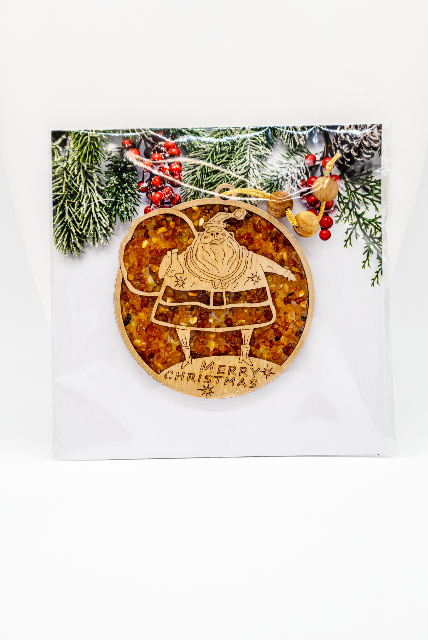Christmas decorations in nature: Delicate wooden mandalas & motifs