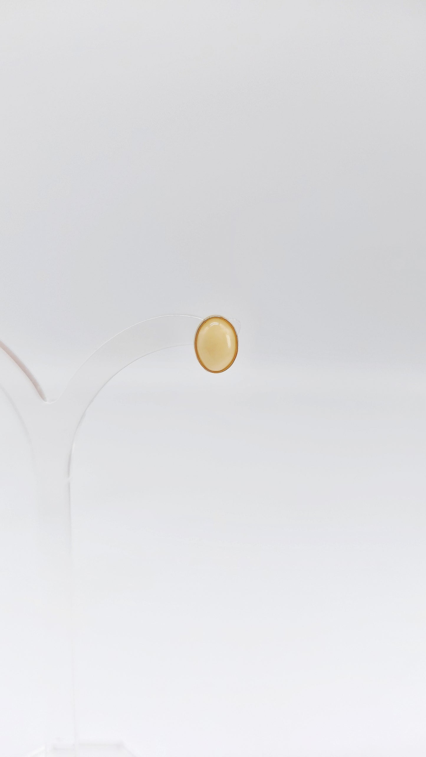 Echter Bernstein in Goldfassung – Exklusive Ohrstecker für Damen