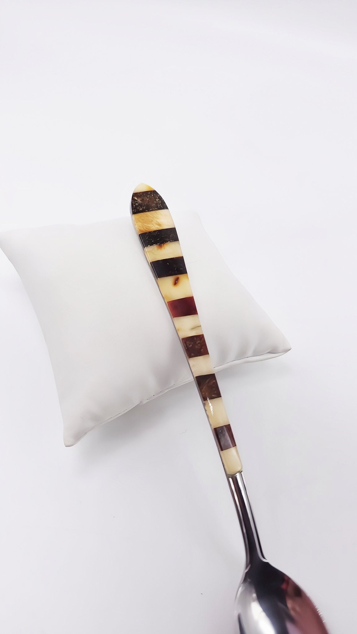 Art meets function: Amber spoon