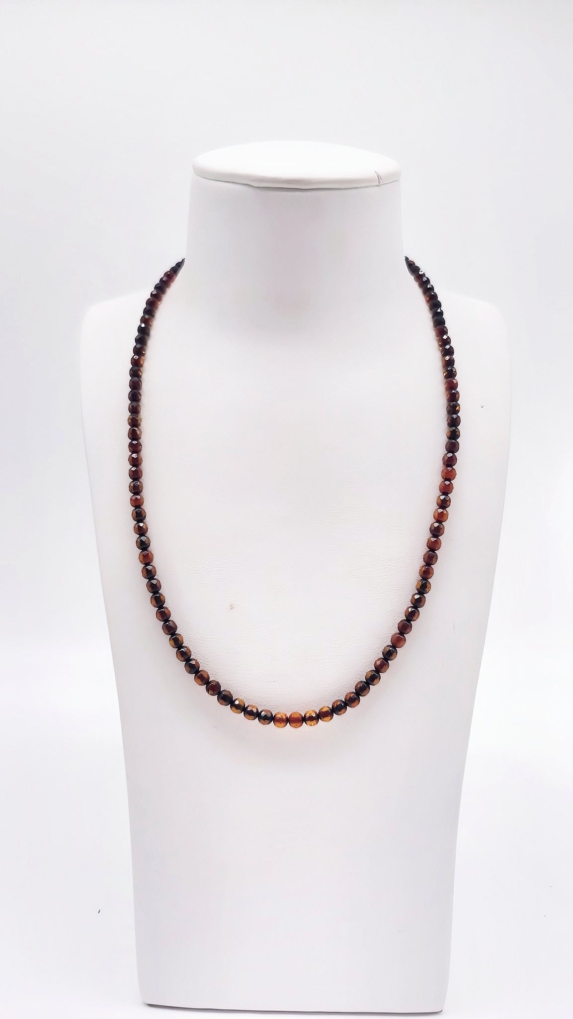 Feine Bernstein Kette – Hochwertiger Naturstein in Orange
