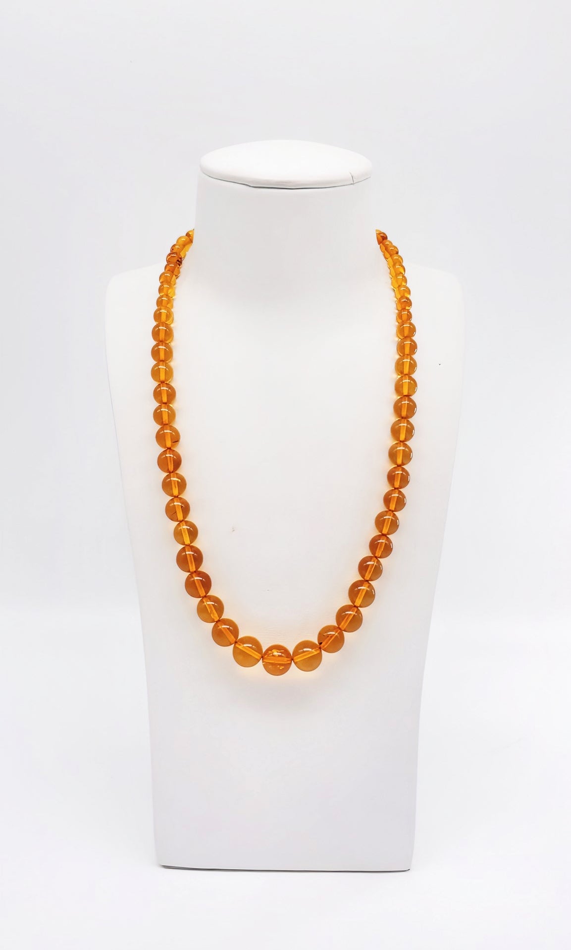 Damenkette aus Bernstein – Edles Design mit Schraubverschluss