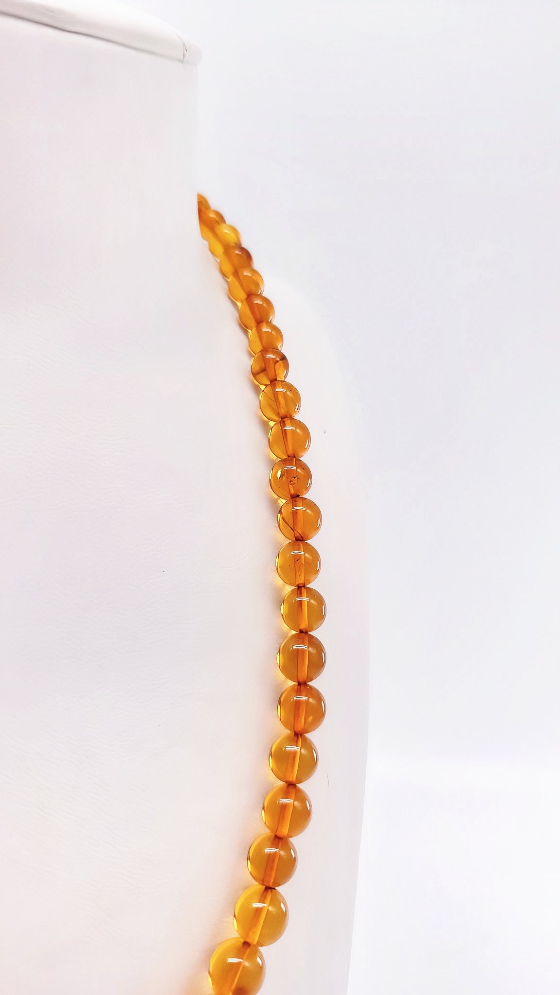 Damenkette aus Bernstein – Edles Design mit Schraubverschluss
