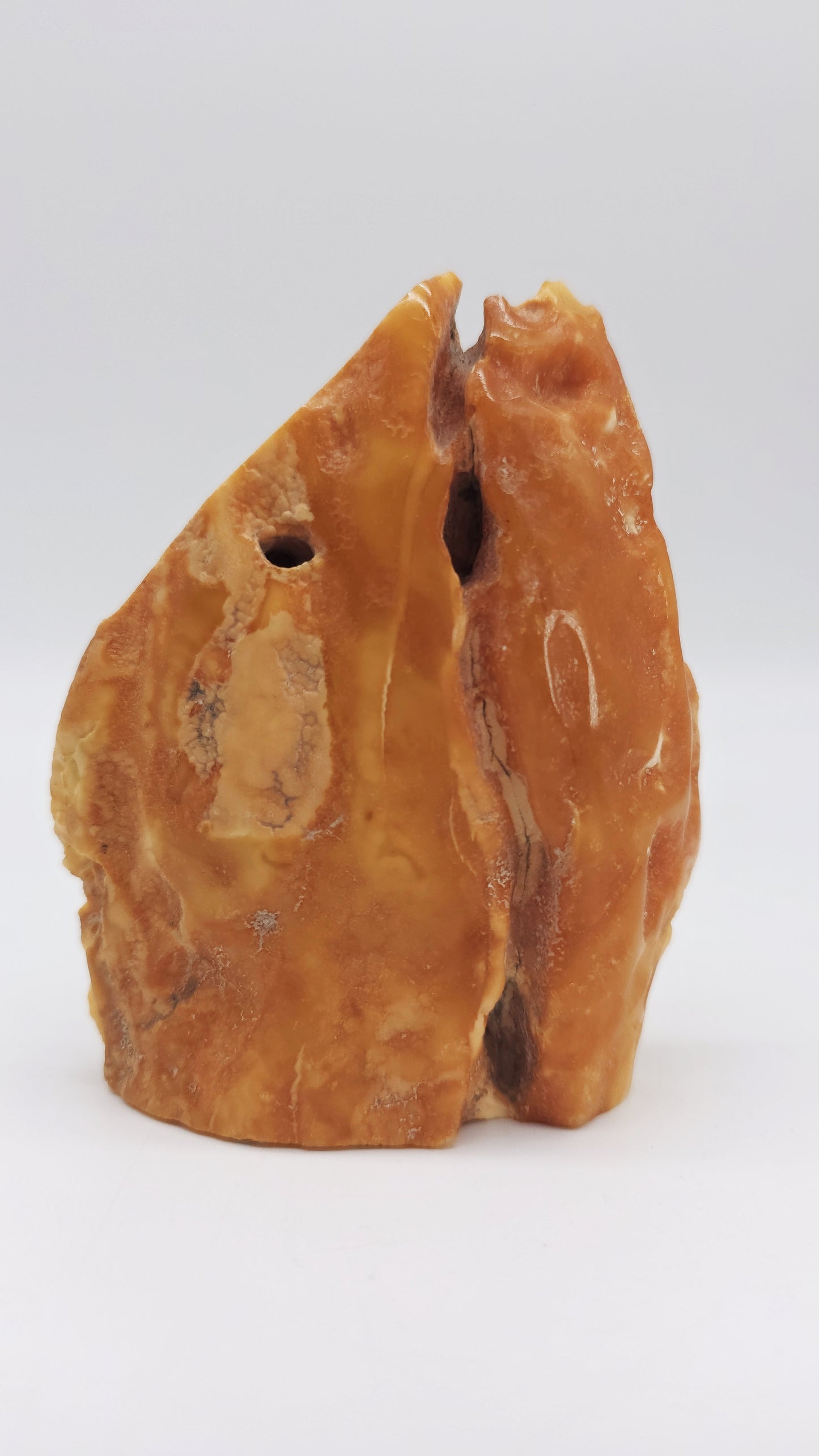 Collectible Amber Owl – High-quality handcraft 11 cm