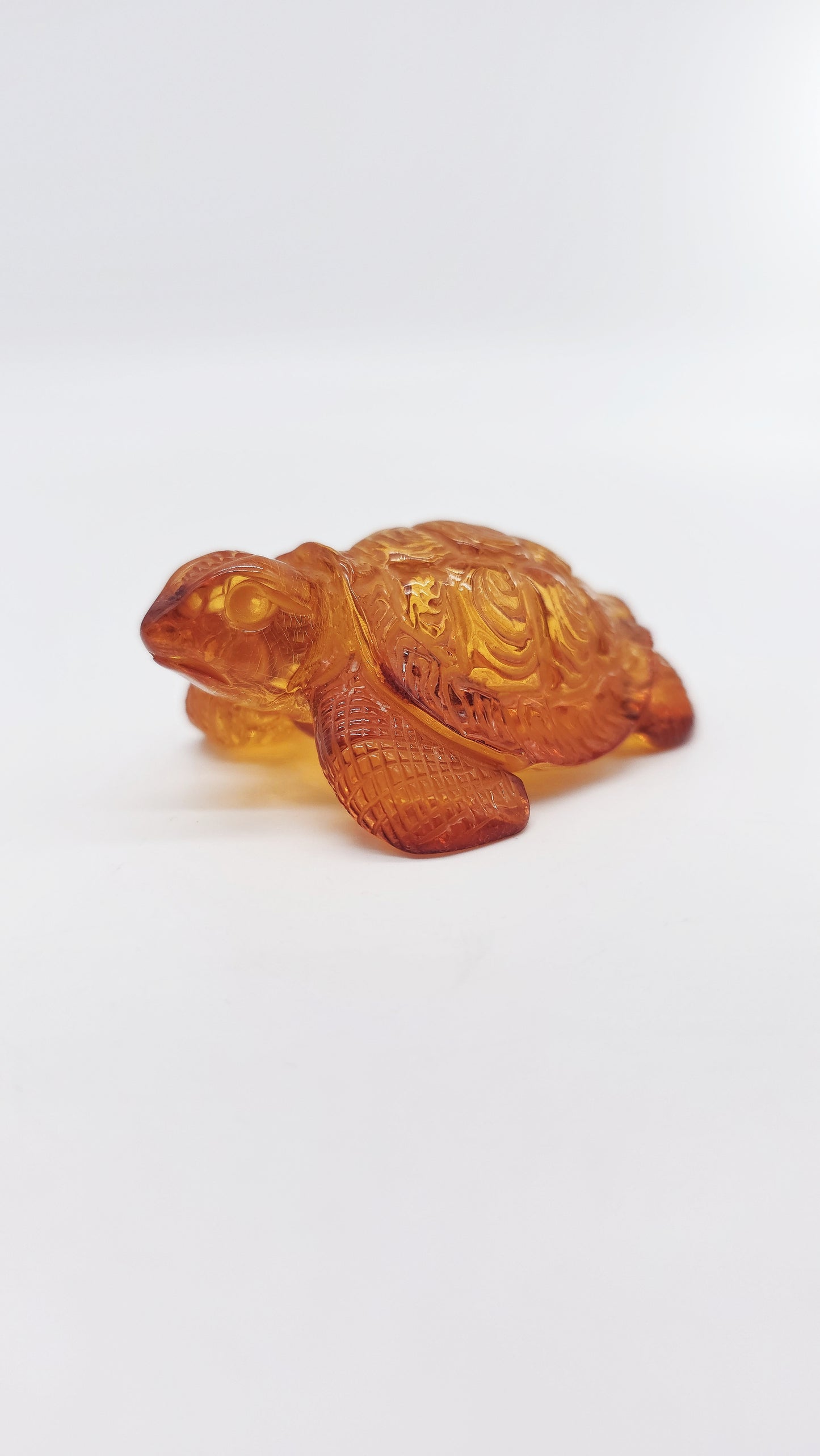 Glücksbringer Schildkröte aus Bernstein – Symbol für Stabilität