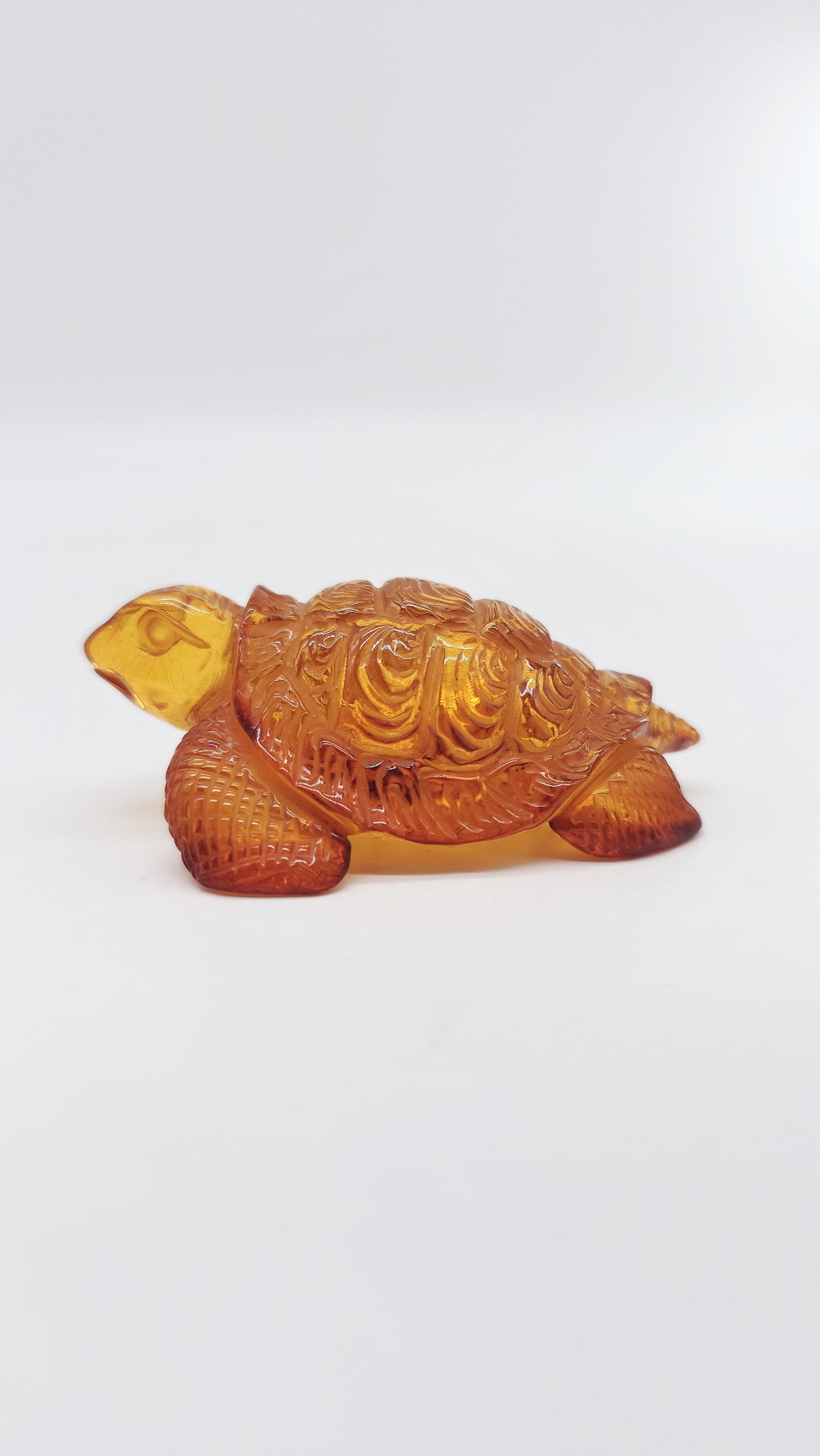 Glücksbringer Schildkröte aus Bernstein – Symbol für Stabilität