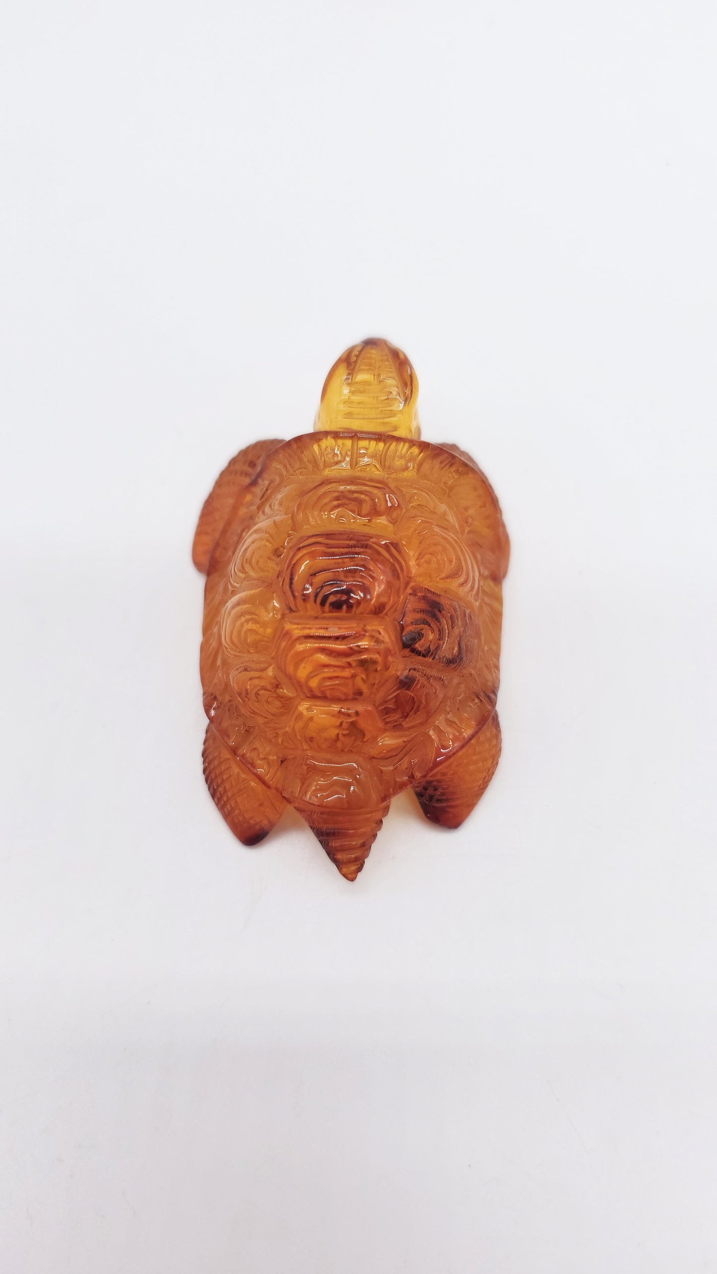 Glücksbringer Schildkröte aus Bernstein – Symbol für Stabilität