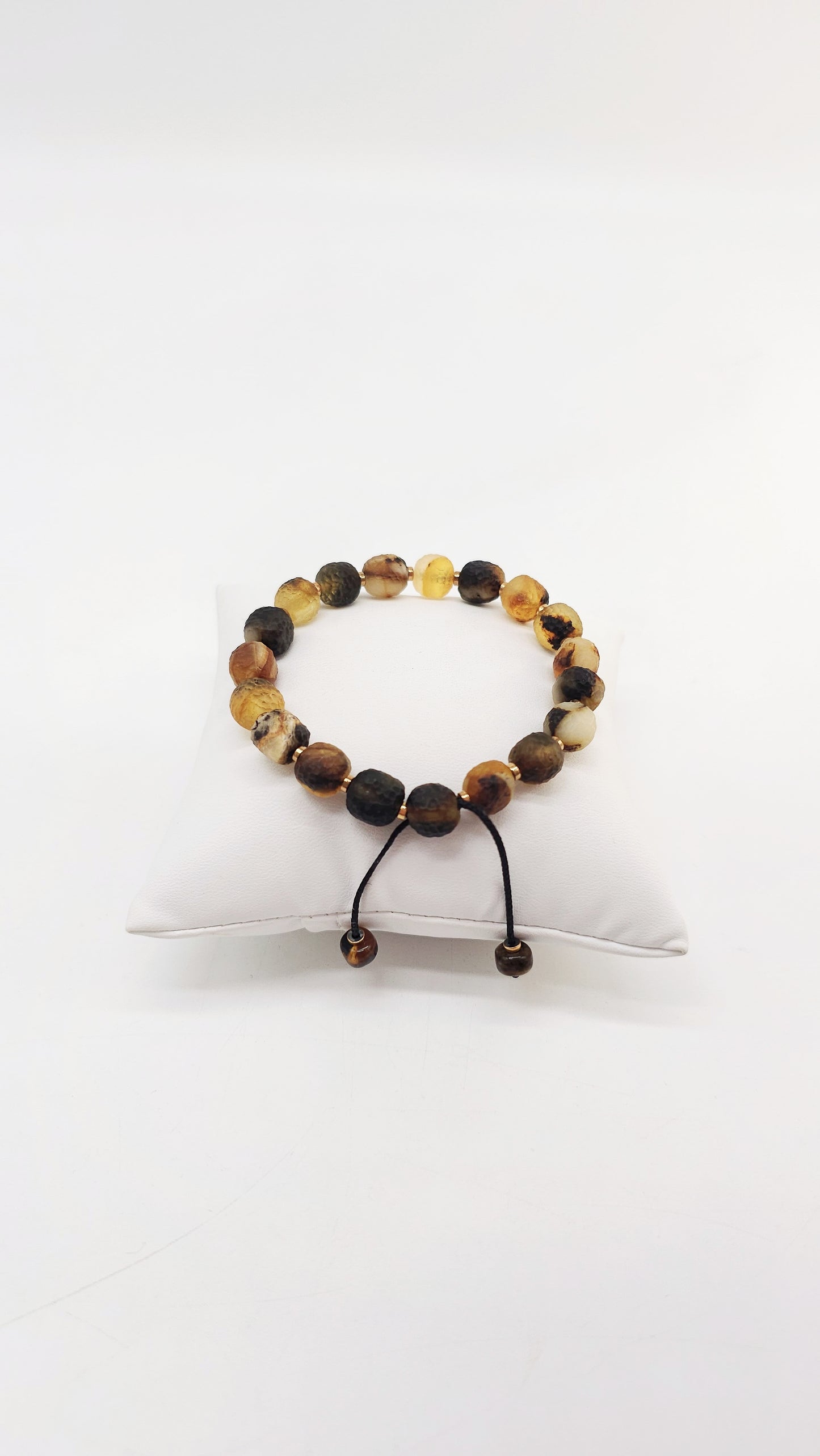 Rustic amber bracelet – for women & men