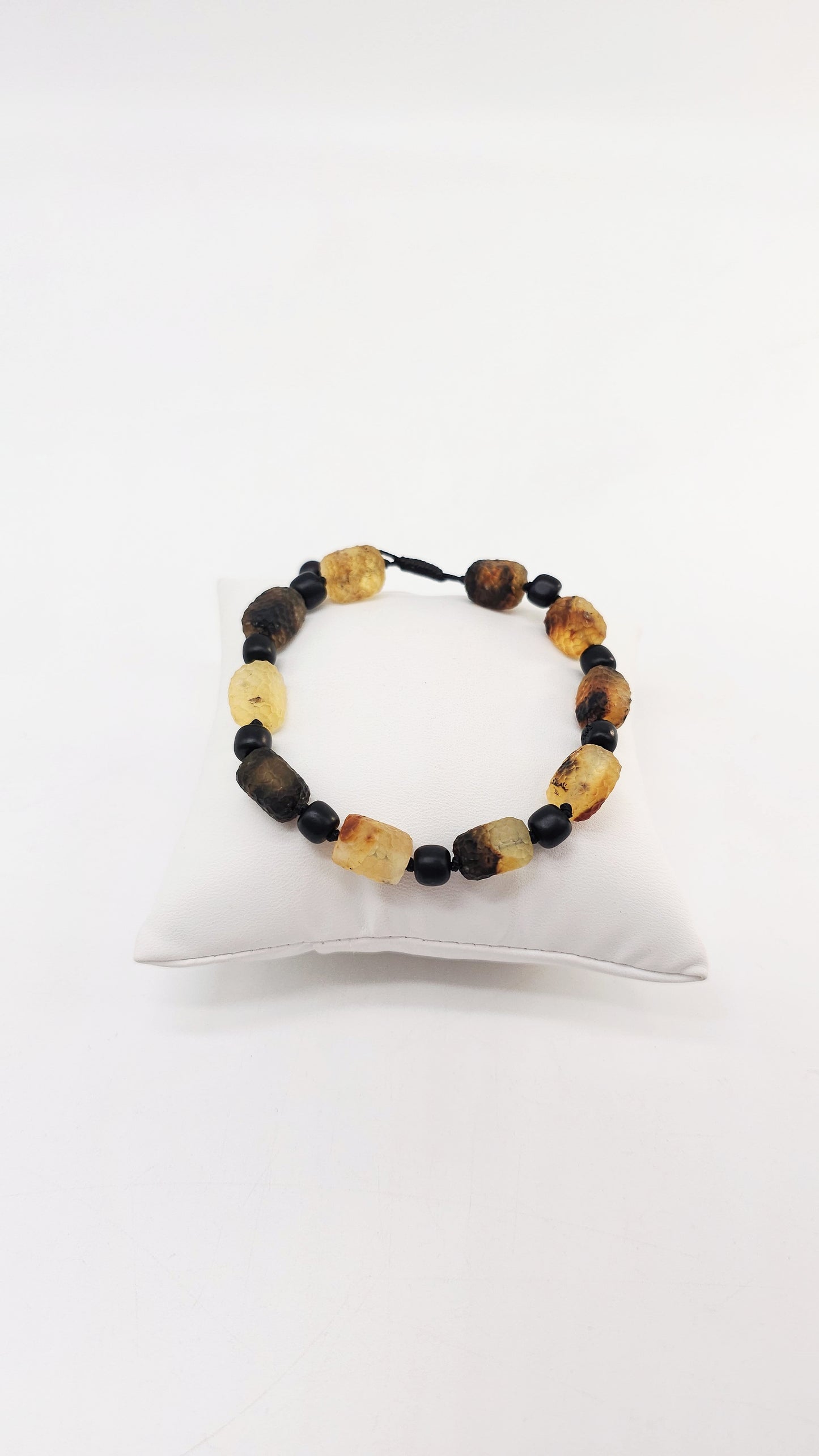 Rustic amber bracelet – for women & men