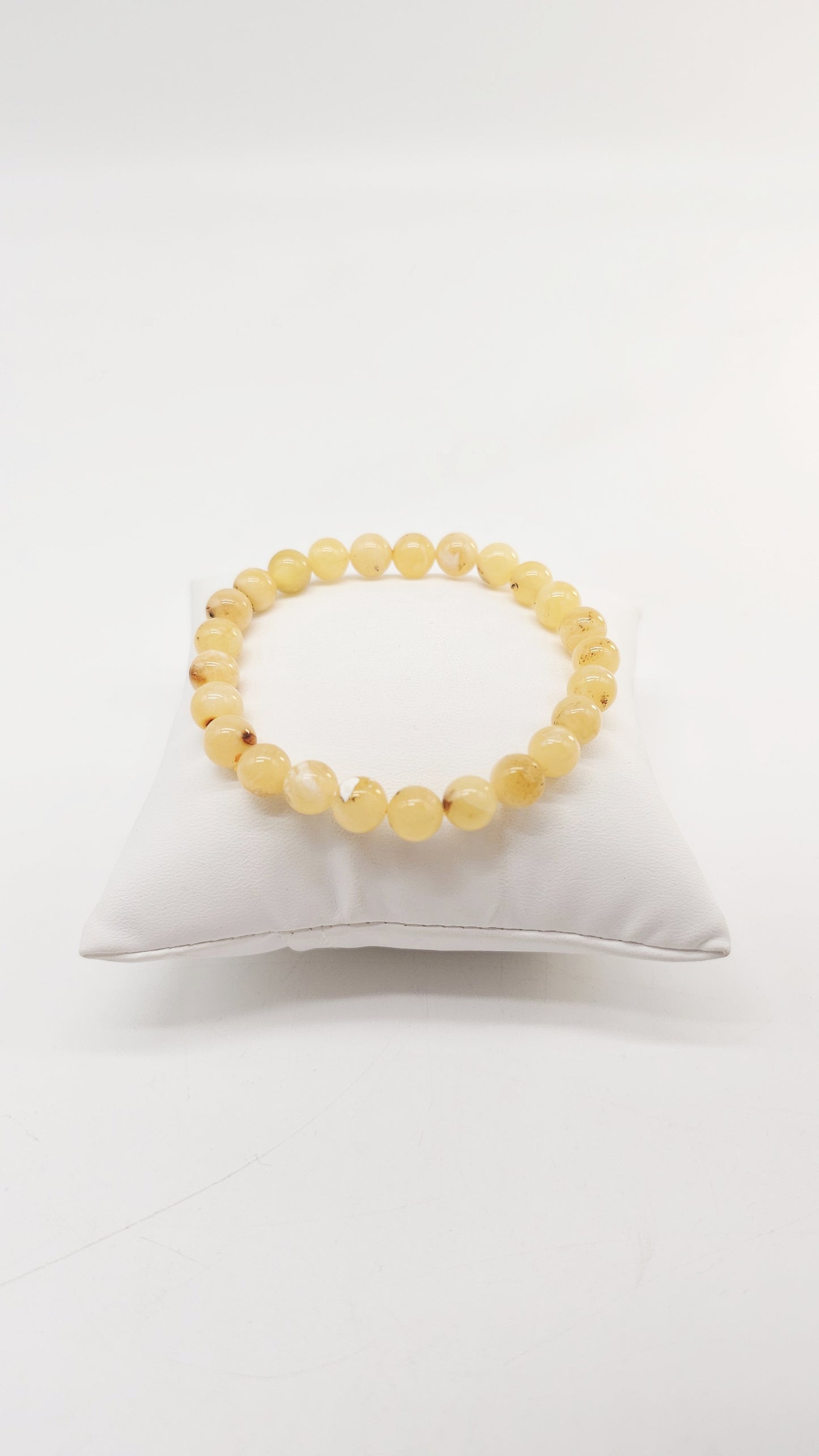 Women's bracelet natural stone – noble amber look