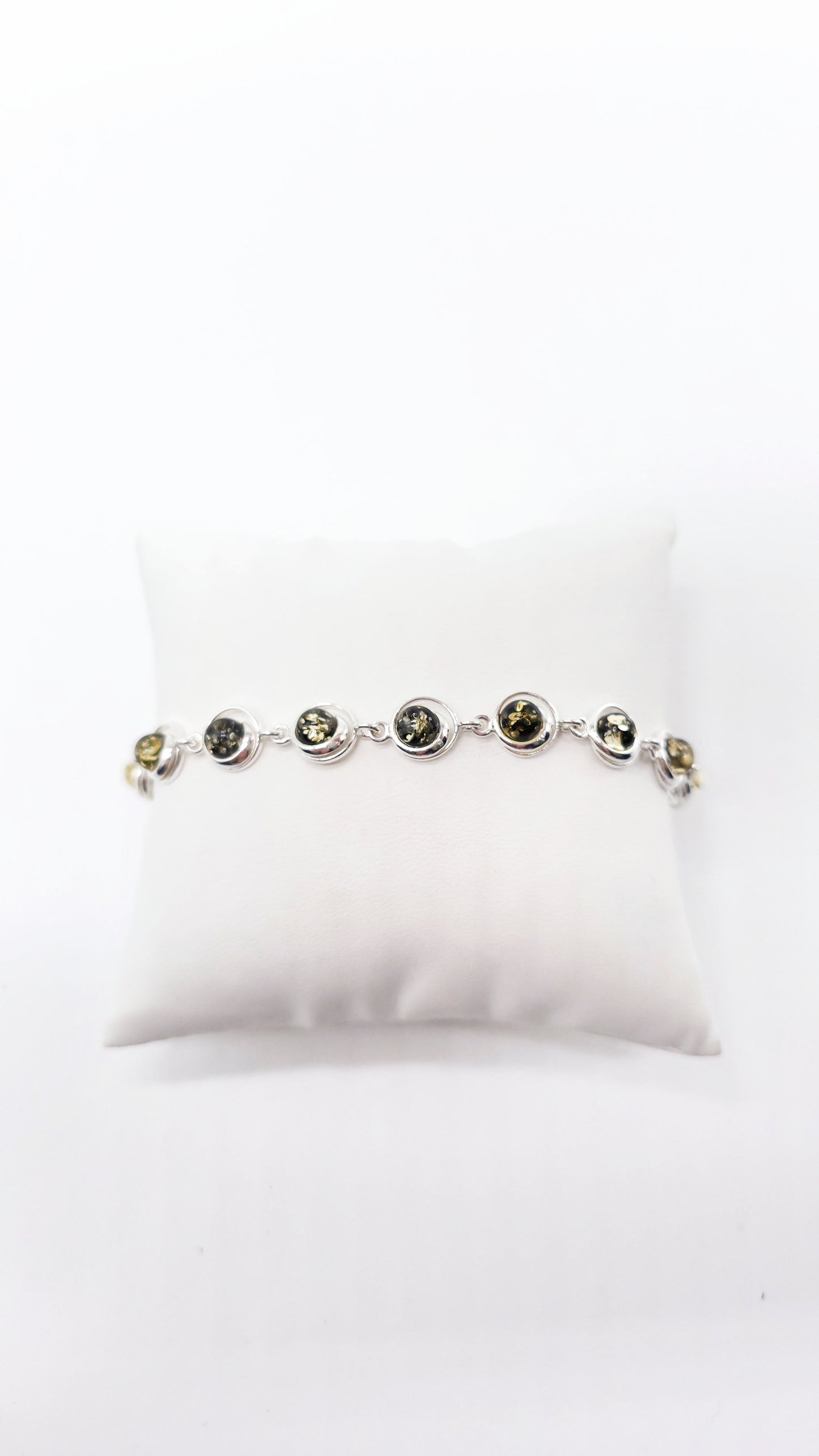 Damenarmband mit echtem Bernstein – elegantes Design