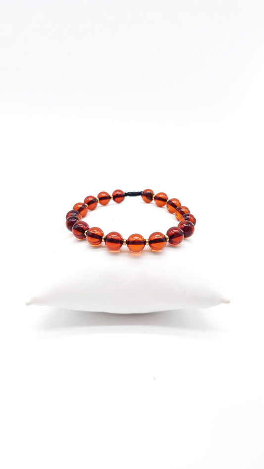 Natural amber bracelet – adjustable & stylish