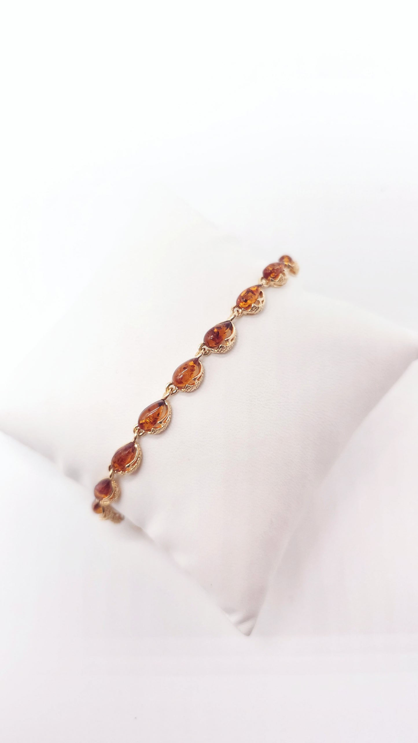Amber drop bracelet – fine women’s jewelry