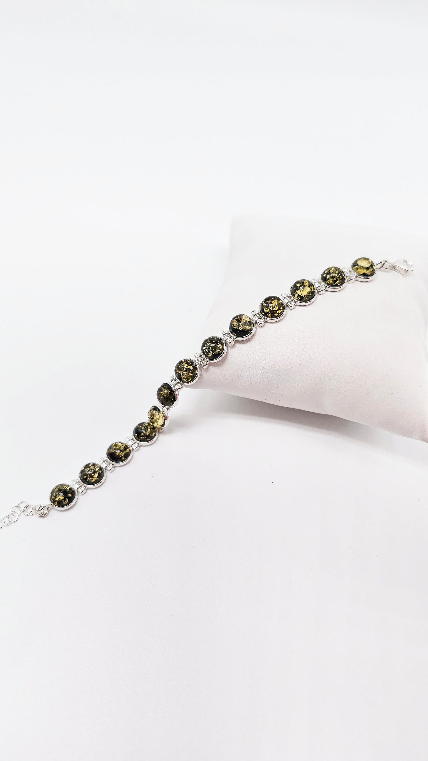 Bernsteinarmband mit Karabinerverschluss – elegant
