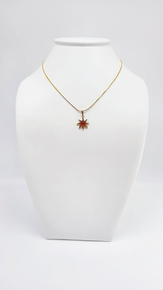 Exclusive sun jewelry made of gold-plated material