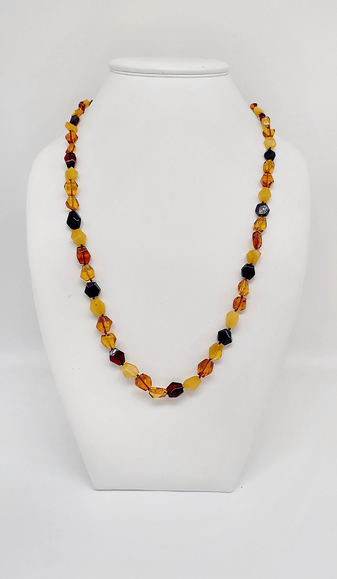 Farbige Naturbernstein-Kette Perfektes Geschenk