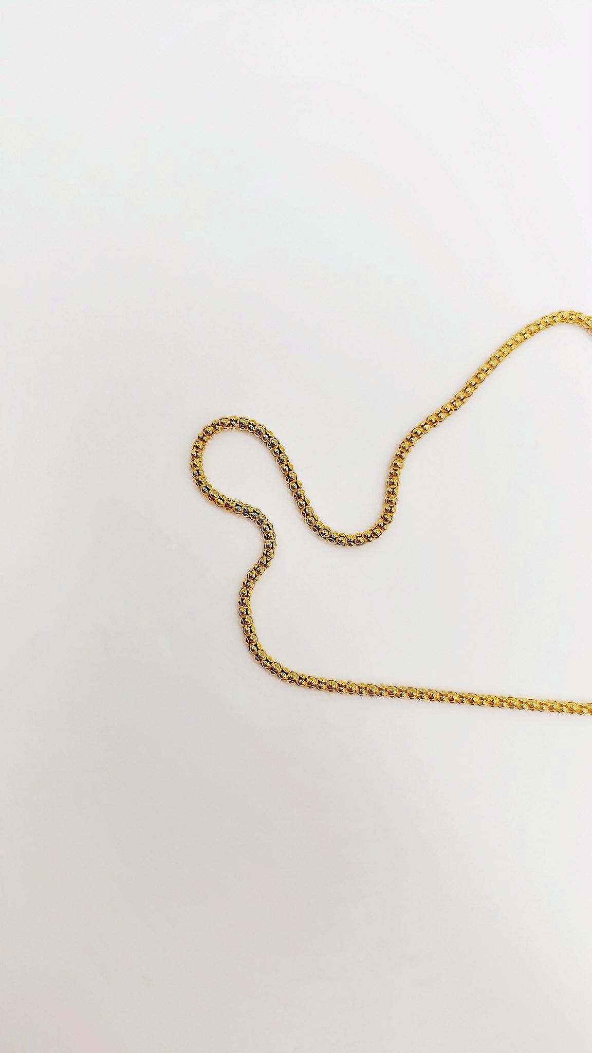 Luxuriöse Kette aus 925er Sterlingsilber, doppelhartvergoldet mit 24 Karat Gold