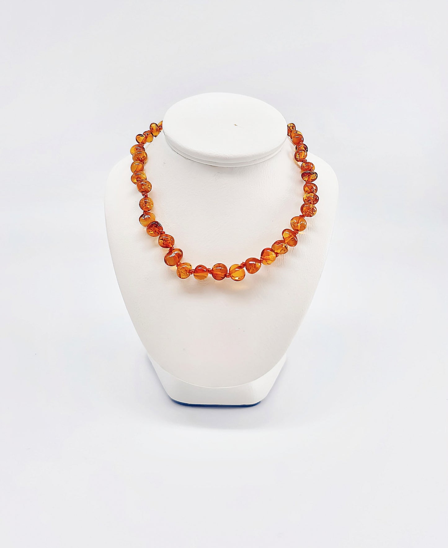 Bernstein Babykette - Sicher, Handgefertigt, 30 cm